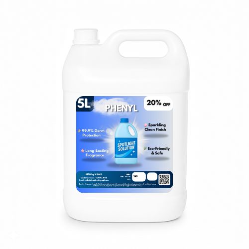 Spotless Solution Phenyl Floor Cleaner 5 Litre | 99.9% Germ Protection | Long Lasting Fresh Fragrance