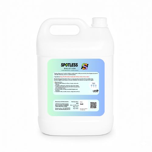 Spotless Solution Phenyl Floor Cleaner 5 Litre | 99.9% Germ Protection | Long Lasting Fresh Fragrance
