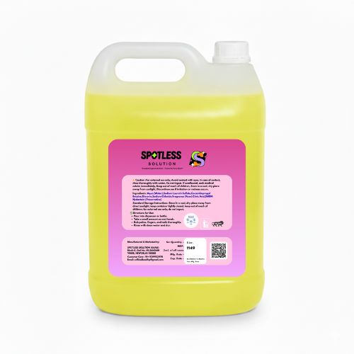 Spotless Solution Handwash Liquid – 5 Litre | Gentle & Refreshing Floral Fragrance |
